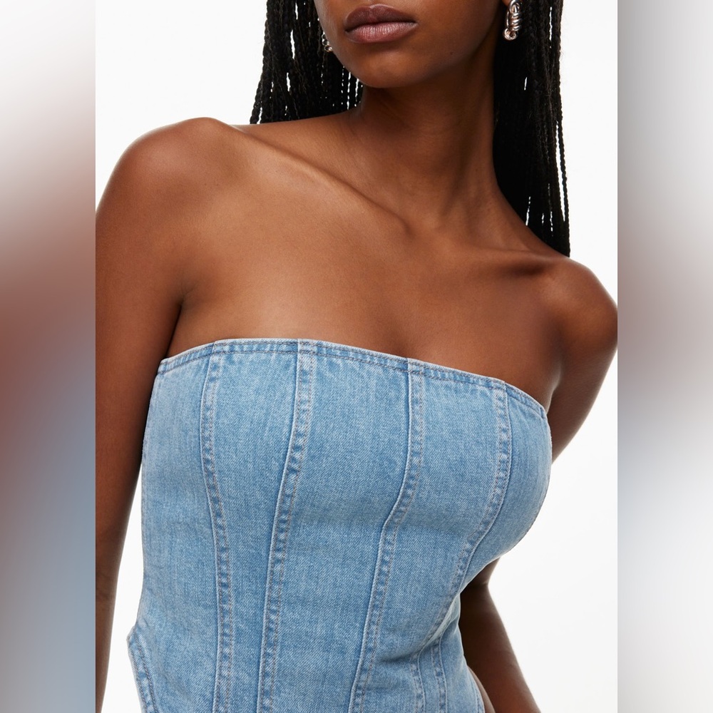 Aritzia | The '90s Debbie Denim Bustier